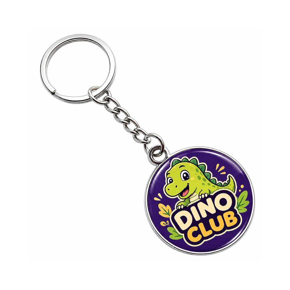 Custom Double-Sided Domed Metal Keychains