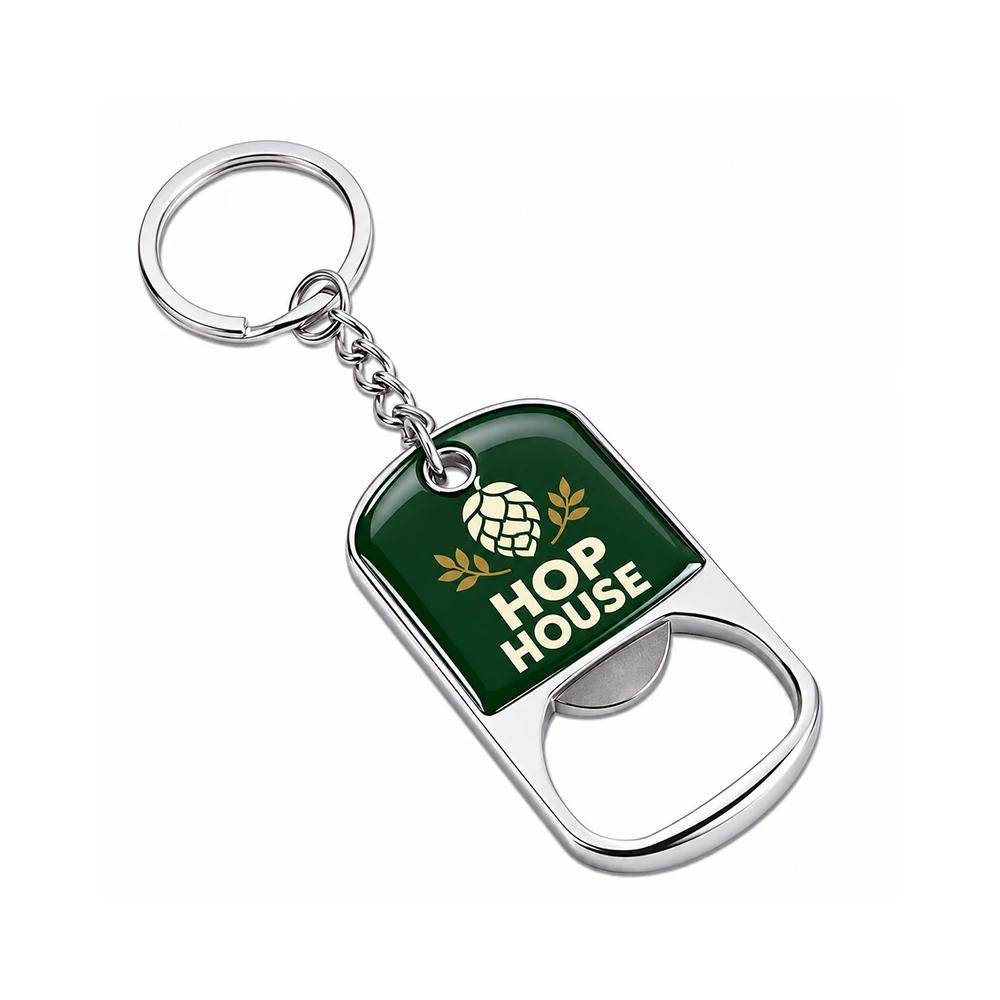 Custom Dog Tag Metal Keychain Bottle Opener